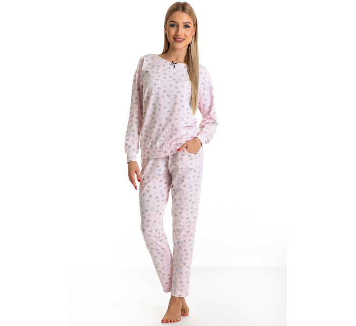 Dámske pyžamo PDD-41 ružové - Piu Bella