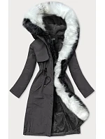 DŁUGA ZIMOWA DAMSKA PARKA model 21243521 - WAY MODE