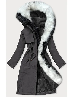 DŁUGA ZIMOWA DAMSKA PARKA model 21243521 - WAY MODE