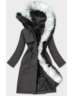 DŁUGA ZIMOWA DAMSKA PARKA model 21243521 - WAY MODE