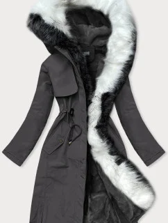 DŁUGA ZIMOWA DAMSKA PARKA model 21243521 - WAY MODE