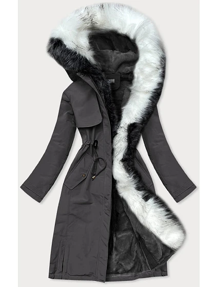 DŁUGA ZIMOWA DAMSKA PARKA model 21243521 - WAY MODE