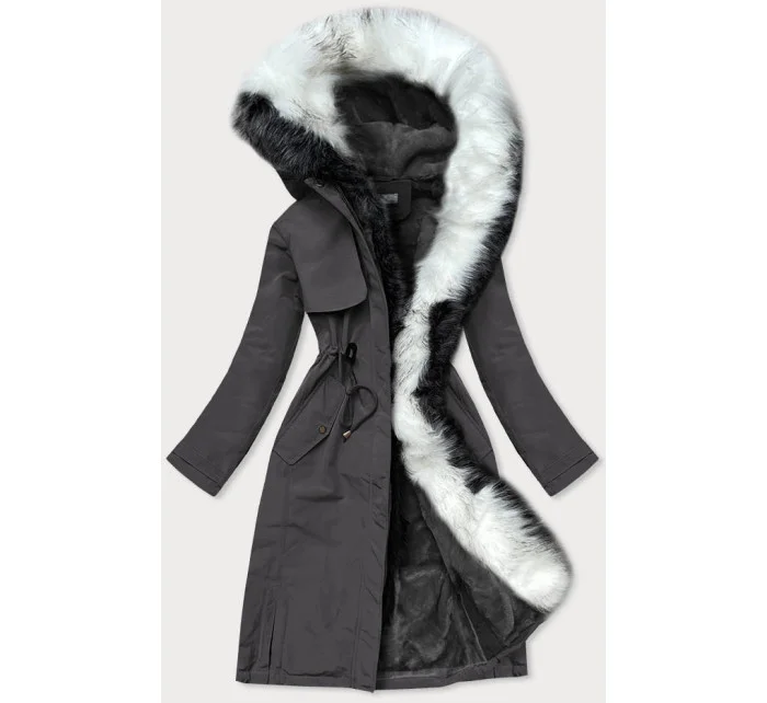 DŁUGA ZIMOWA DAMSKA PARKA model 21243521 - WAY MODE