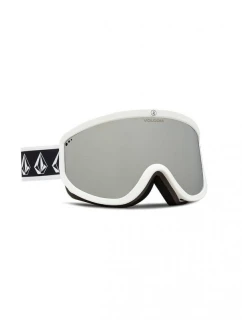 Snowboardové okuliare Volcom FOOTPRINTS WHITE RERUN/SILVER CHROME silver mirrors (VG0622316)