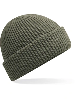B  pletená čepice 53. olive green model 22433438 - Beechfield