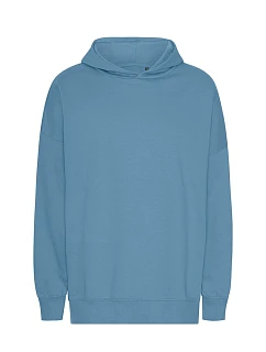 T Mikina s kapucí z těžké bio IC bavlny "Tiger" dusty indigo model 22417438 - Neutral