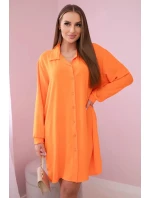 Dlhé tričko s viskózou oranžové Dlhé tričko s viskózou oranžové