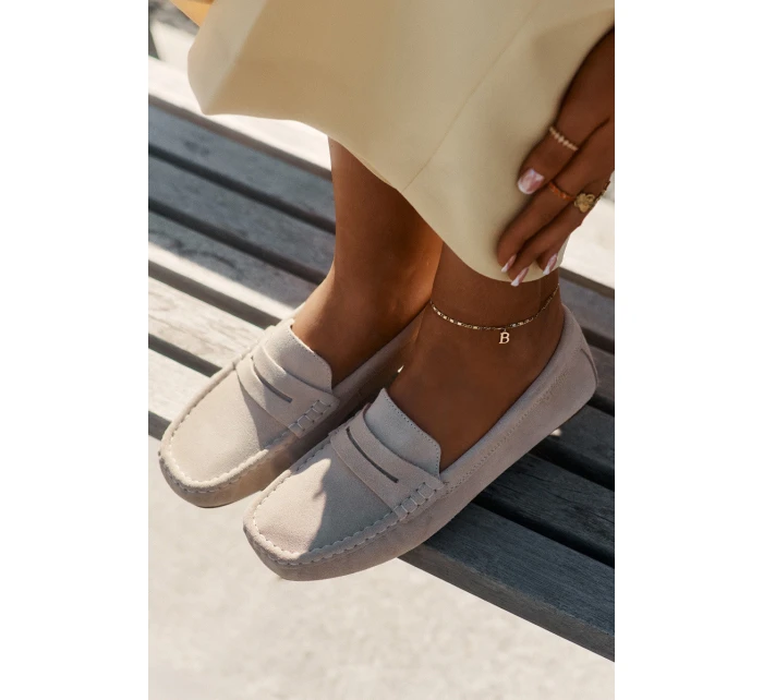 Semišové Dámské Mokasíny Big Star model 21693806 Béžové - Big Star Shoes