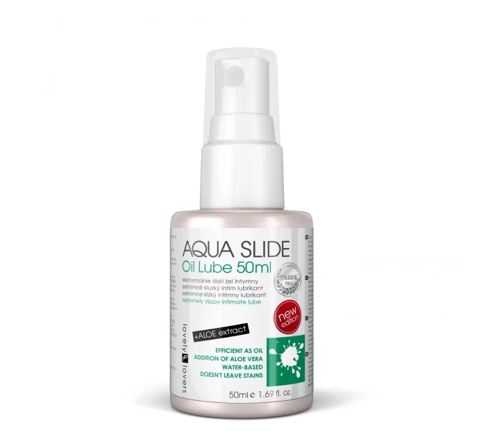 Aqua Slide Oil Lube 50ml - Lovely Lovers