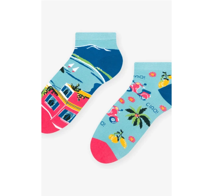 034 KRÁTKE DÁMSKE ASYMETRICKÉ PONOŽKY