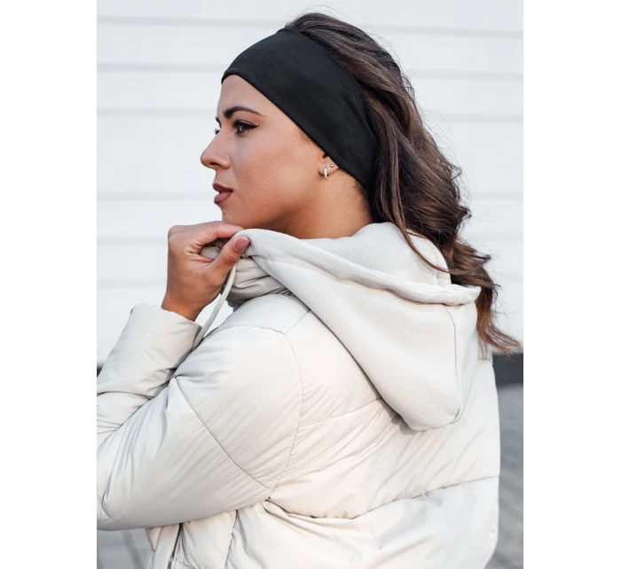 Dámska zimná páperová bunda NORDPUFF s kapucňou sivá FashionStreet TY4645