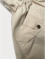 modrá dámská bunda parka s rukávy model 21248845 - WAY MODE modrá dámská bunda parka s rukávy model 21248845 - WAY MODE
