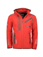 Geographical Norway Softshellová bunda Royaute 068 M WY3252H/GN/Red/Black