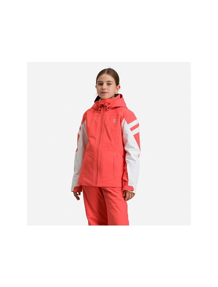 Lyžiarska bunda ROSSIGNOL Girl Ski Jkt orange