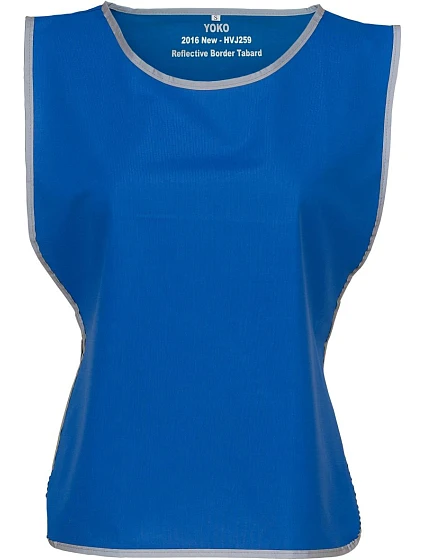 Yoko HVJ 259 Hi-Vis tabard 79.J259 kráľovská modrá Yoko HVJ 259 Hi-Vis tabard 79.J259 kráľovská modrá