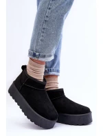 Sněžnice Z Kůže Černé model 21630188 - Boto