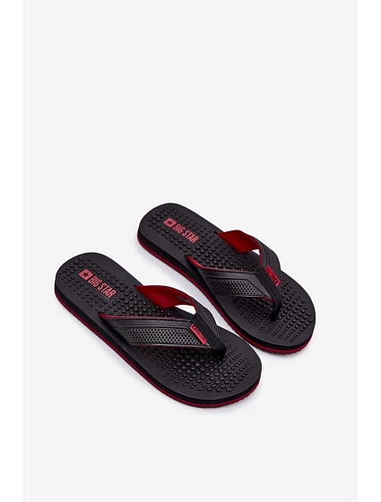 Pánské Žabky Big Star model 21693075 Černé - Big Star Shoes