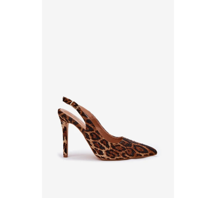 Zdobené Sandály Na  Hnědé model 21696394 - Boto