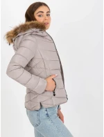 Dámska bunda NM KR P22 6627 03P tmavo lila