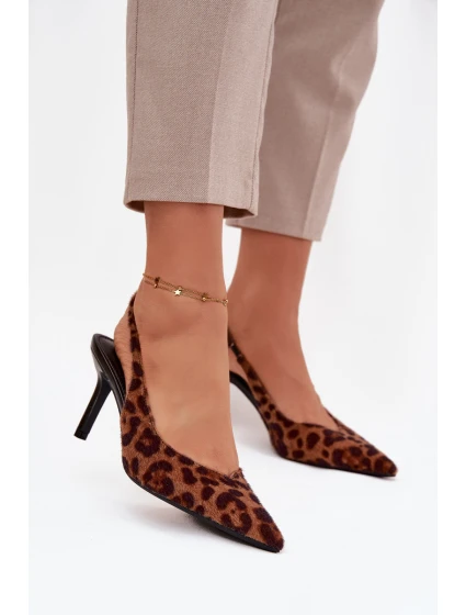 Dámske lodičky na podpätku - leopardí vzor Phelia Dámske lodičky na podpätku - leopardí vzor Phelia