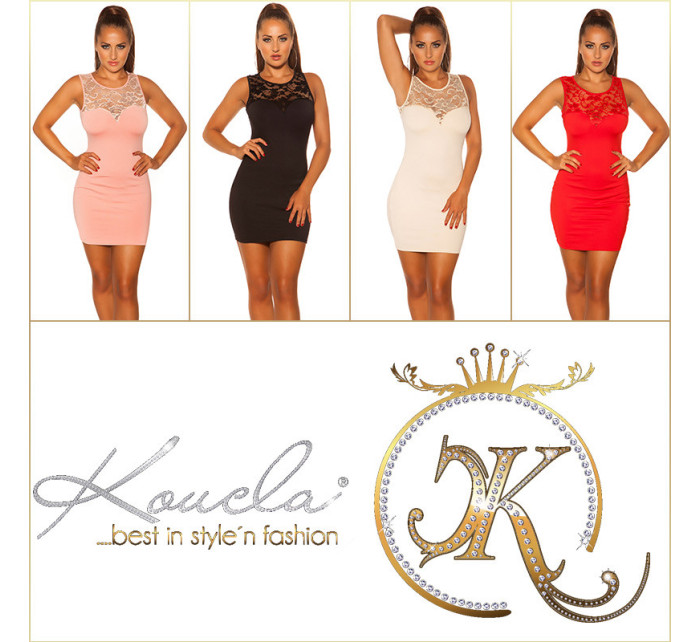 Sexy KouCla Party Minidress with lace + sexy back