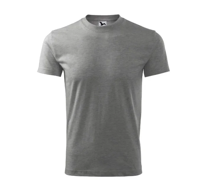 Classic tričko unisex tmavě šedý melír
