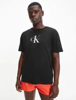 Pánske tričko KM0KM00757 - BEH čierna - Calvin Klein