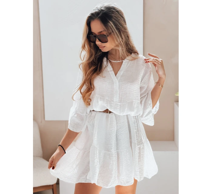 Letní mušelínové šaty white Dstreet model 21989657 - FashionStreet