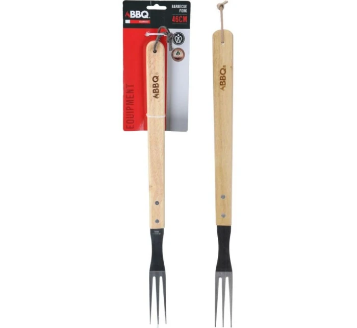 46 CM GRILOVACIA VIDLIČKA S DREVENOU RUKOVÄŤOU