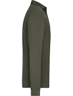 JN Pánské pracovní piqué polo s dlouhým rukávem 02. olive model 22533492 - Daiber