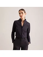 Blouse Slim LSL Popelínová halenka s dlouhým rukávem navy model 22501088 - Seidensticker Blouse Slim LSL Popelínová halenka s dlouhým rukávem navy model 22501088 - Seidensticker