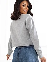 Bluza model 22340963 jasny szary - FPrice Bluza model 22340963 jasny szary - FPrice