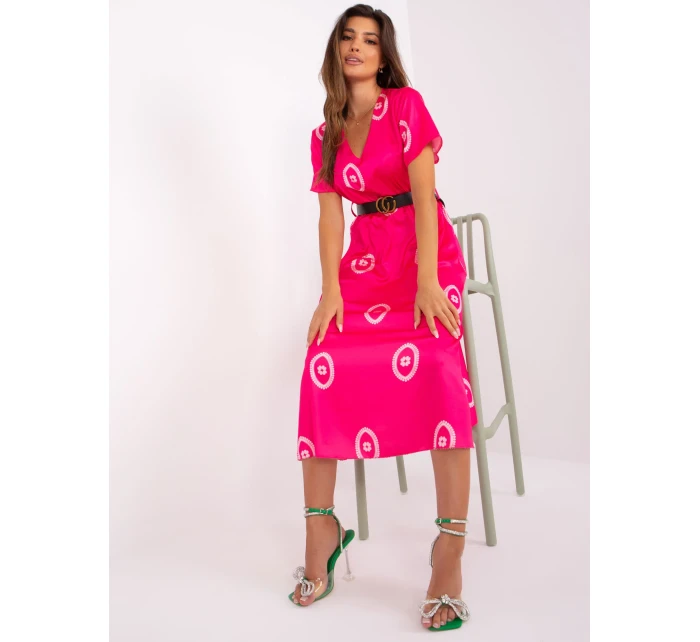 DHJ SK 17260 šaty.90 tmavo ružová