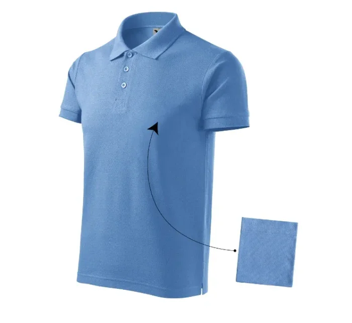 Cotton polokošile pánská nebesky modrá Cotton polokošile pánská nebesky modrá