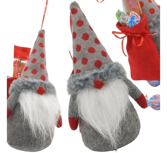 Dekoratívne marshmallow s darčekovým vrecúškom 20CM sivé detské Dekoratívne marshmallow s darčekovým vrecúškom 20CM sivé detské