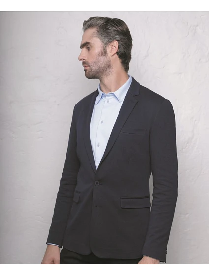 Men Pánský piqué blejzr grey melange model 22500348 - NEOBLU