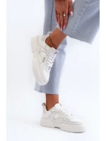 Sneakersy Damskie Big Star NN274357 Memory Foam System Białe