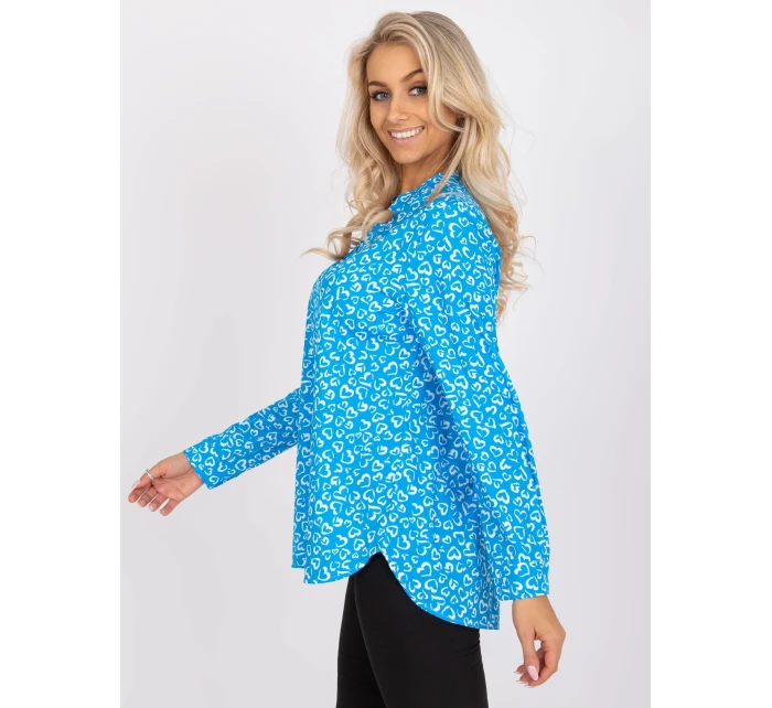 Blúzka DHJ BZ 6825.56 modrá