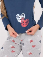 Piżama DU PI FP model 21800527 ciemny niebieski - FPrice