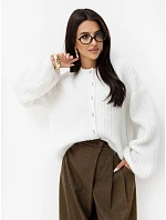 Sweter PM SW model 22334097 ecru - FPrice Sweter PM SW model 22334097 ecru - FPrice