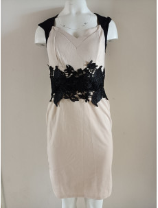 Dámske šaty 18536 čierno-béžové - Koucla