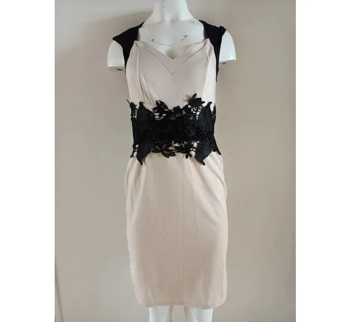 Dámske šaty 18536 čierno-béžové - Koucla Dámske šaty 18536 čierno-béžové - Koucla