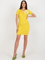 Dámske šaty LK SK 506335.21 Tmavo žltá - Lakerta