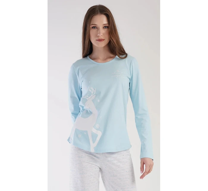 Dámske dlhé pyžamo Jelen - Vienetta