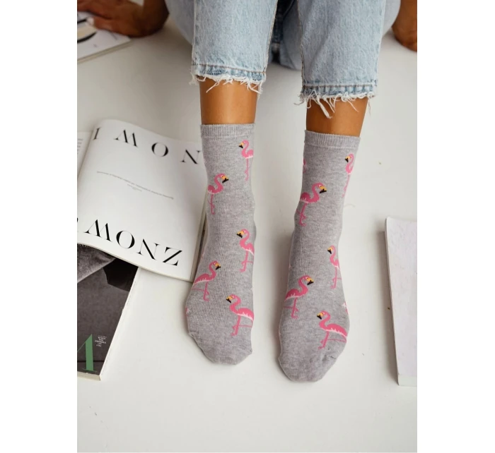 Milena ponožky 0200-176 Flamingos 37-41