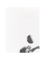 Pánske volejbalové tričko s potlačou 4F 4FRAW25TTSHM3318-10S Pánske volejbalové tričko s potlačou 4F 4FRAW25TTSHM3318-10S