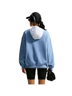 Dámská mikina Studio Fleece, modrá, model 22313329 - NIKE