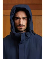 Men Pánská teplá parka deep black model 22499558 - NEOBLU Men Pánská teplá parka deep black model 22499558 - NEOBLU