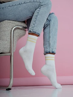 Dámské ponožky tenké pruhy model 22044878 - Milena