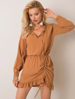 Sukienka 111 SK model 21098913 jasny brązowy - FPrice